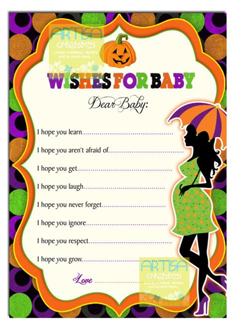 Halloween Baby Shower Invitation Baby Shower Halloween - Etsy