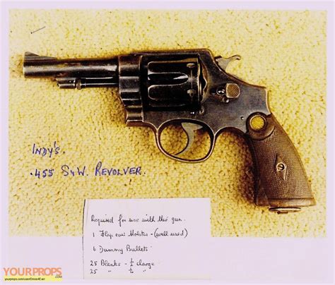 Indiana Jones And The Raiders Of The Lost Ark Replica Indy's S&W ...