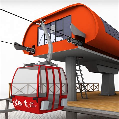 Ski lift station gondola cable car | Ski lift, Gondola lift, Skiing