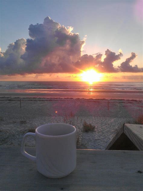New Smyrna Beach | Sunrise coffee, Morning coffee photography, New ...