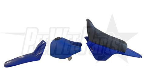 PW80 Body work- Plastic Kit Complete – Blue – PW Parts