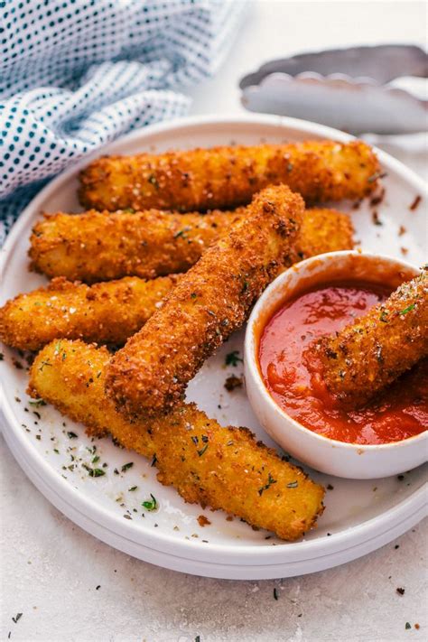 Easy Mozzarella Sticks | The Food Cafe | Just Say Yum in 2024 | Food dishes, Pretty food, Food