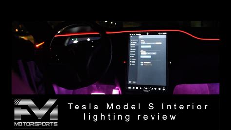 Tesla Model S Ambient Lighting Kit