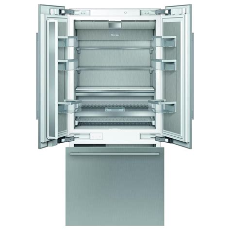 Thermador 36" Masterpiece Handle French Door Refrigerator in Stainless Steel | NFM