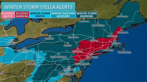 Blizzard Warnings Expanded to Include Parts of 8 Northeast States Ahead ...