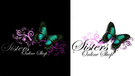 .: Sisters online Logo design