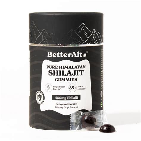 BetterAlt's Himalayan Shilajit Gummies | Natural Ayurvedic Energy Supplement