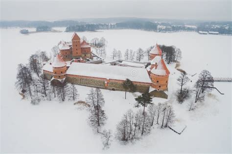 Famous Trakai Island Castle, Lithuania Stock Image - Image of view, history: 84128715