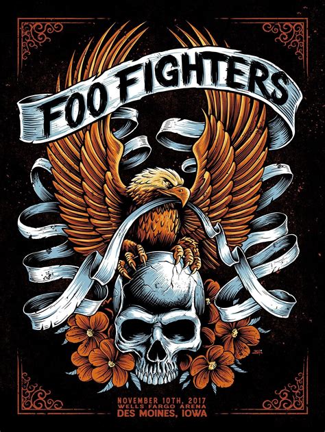 Pin by Melody Dodd on Gig Posters | Foo fighters poster, Foo fighters ...