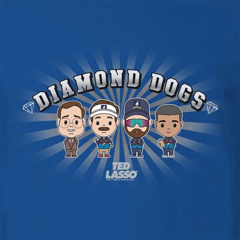 Ted Lasso Diamond Dogs Adult Short Sleeve T-Shirt – Warner Bros. Shop