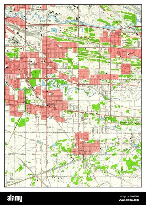 Highland, Indiana, map 1959, 1:24000, United States of America by Timeless Maps, data U.S ...