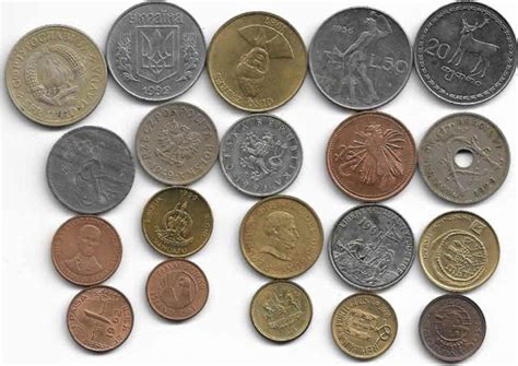 World - 20 different country coins - KB Coins & Currencies