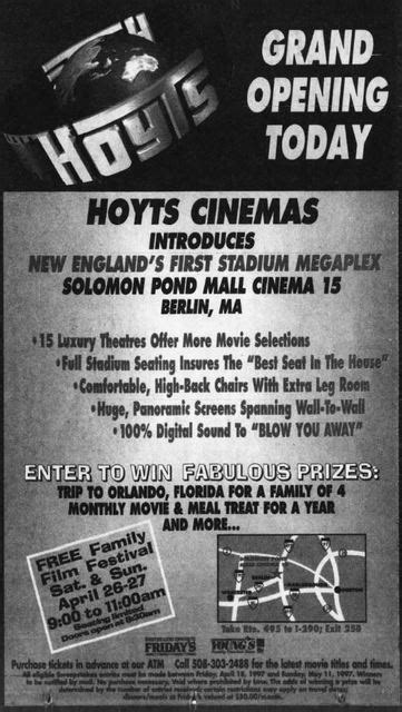 Regal Cinemas Solomon Pond Mall 15 in Marlborough, MA - Cinema Treasures