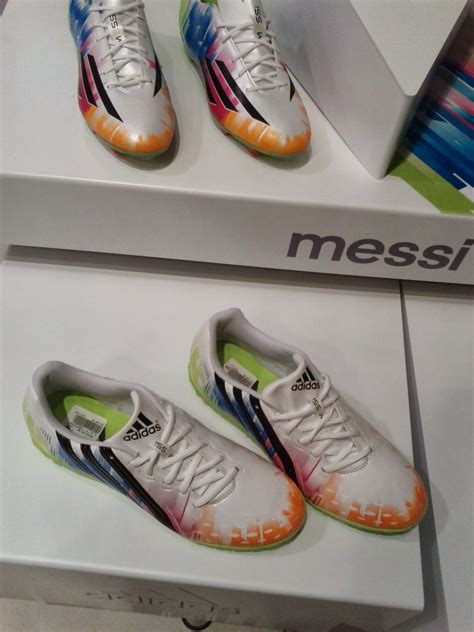 Toronto things: Lionel Messi rainbow multi-colored Adidas shoes