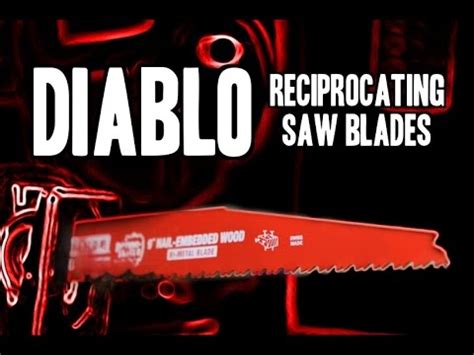 Diablo Reciprocating Saw Blades - YouTube