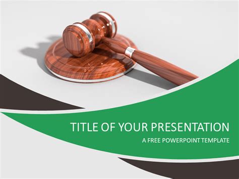 Justice and Law PowerPoint Template - PresentationGO | Powerpoint ...