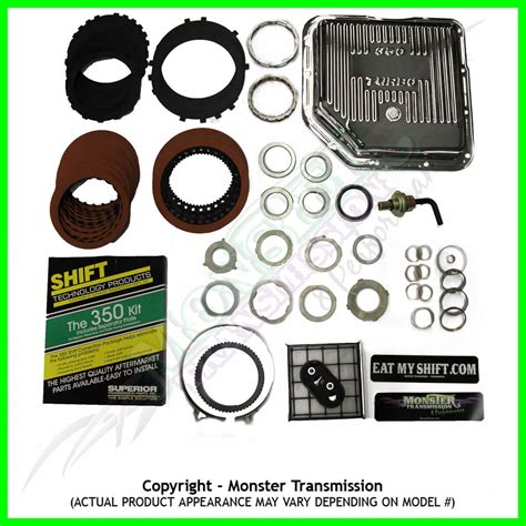 TH-350 SS Mega Monster Transmission Complete Rebuild Kit