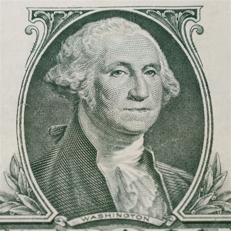 Premium Photo | Portrait of george washington on 1 dollar bill