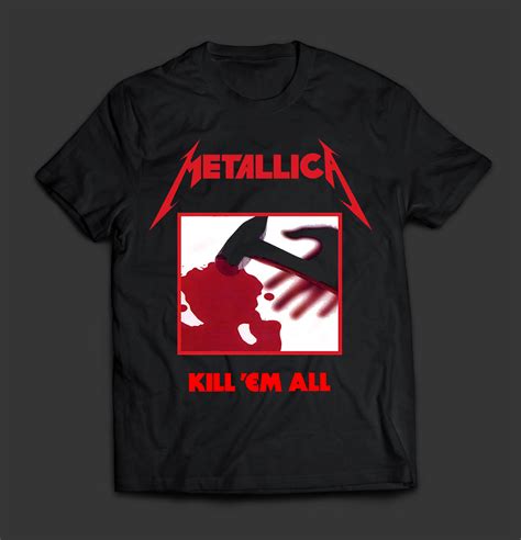 METALLICA – Kill ‘Em All (w/backprint) – MERCH – T-SHIRT – LONGSLEEVE – HOODIE – Deathrune Records