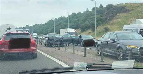 M62 crash and accident updates as traffic held after police incident ...