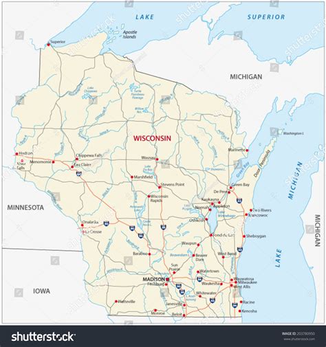 10,062 Map wisconsin Images, Stock Photos & Vectors | Shutterstock