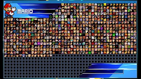 Mugen-650+ characters - YouTube