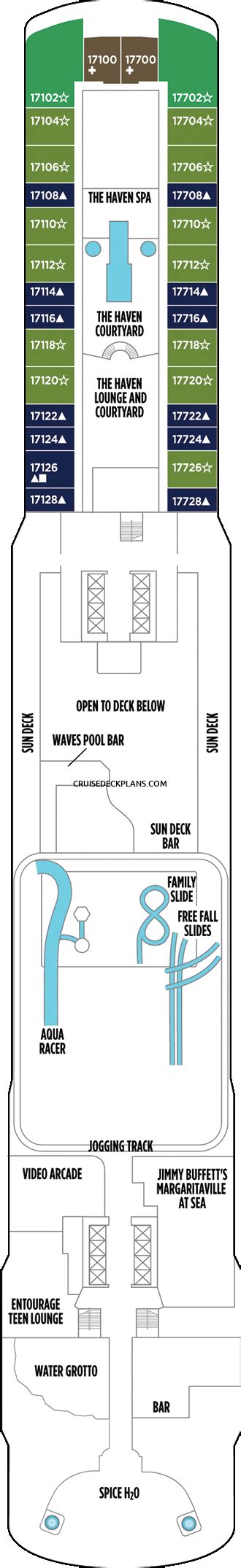 Norwegian Escape Deck Plans, Diagrams, Pictures, Video