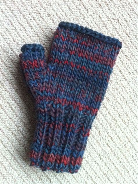 Basic Fingerless Mittens | Fingerless gloves knitted pattern, Knitting gloves pattern ...