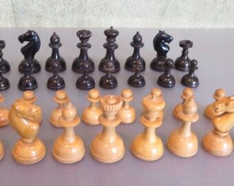 Antique chess set | Etsy