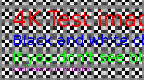 Test Your 4K Device True Resolution With a 4K UHD / 2160p Video Test Pattern - CNX Software