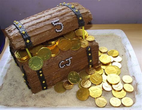 Treasure Chest Cake | Treasure chest cake