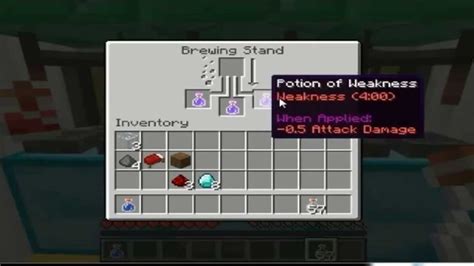 How To Make A Weakness Potion in Minecraft? - YouTube