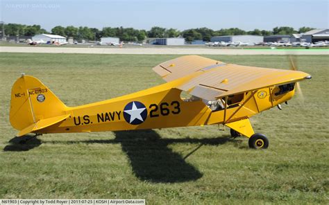 Aircraft N61903 (1942 Piper J3C-65 Cub Cub C/N 8263) Photo by Todd Royer (Photo ID: AC657658)