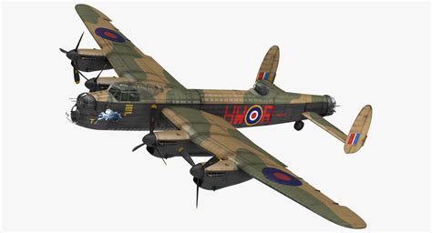 British heavy bomber avro lancaster model - TurboSquid 1168679