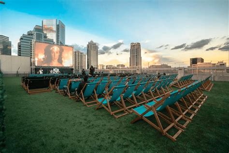 Houston's Open-Air Rooftop Cinema Is Now Open