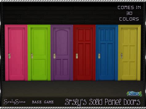 Pin by Pink Lady on TS4 Build Mode - Windows and Doors | Panel doors, Paneling, Sims 4 doors