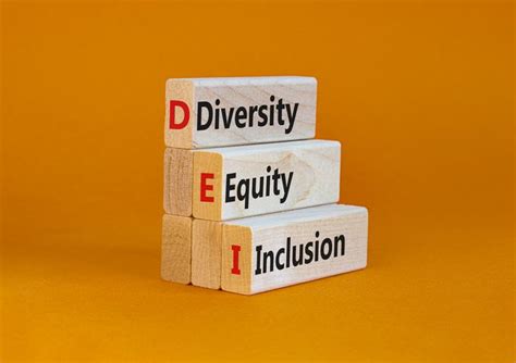 DEI, Diversity, equity, inclusion symbol. Wooden blocks with words DEI, diversity, equity ...