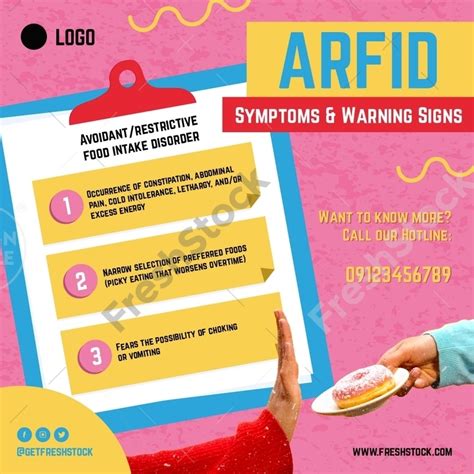 ARFID Symptoms & Warning Signs - Infographic – FreshStock