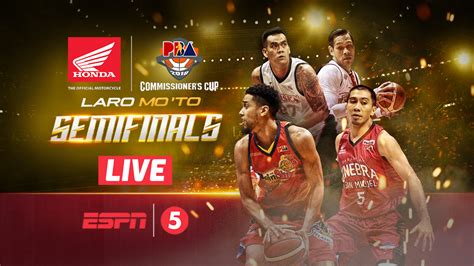 Livestream PBA Commissioner's Cup Semifinals (July 21) - ESPN