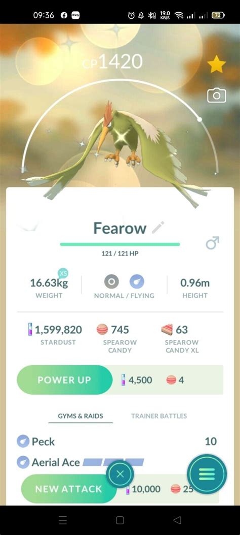 Shiny Fearow ( Spearow Evolution ) Pokemon Trade Go | eBay