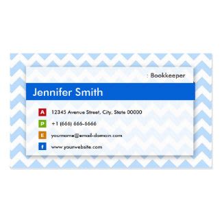 Bookkeeper Business Cards, 2,000 Business Card Templates