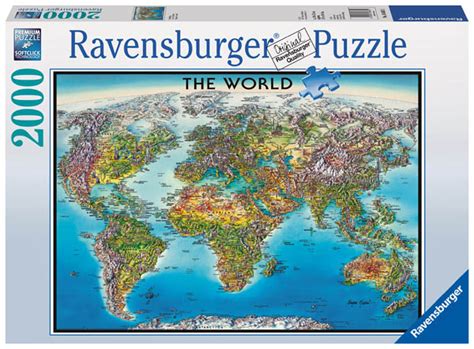 World Map Puzzle (2000 Pieces) | Ravensburger