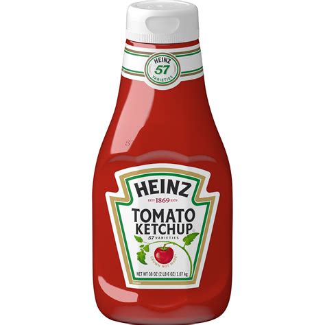 Heinz Ketchup, Tomato, 38 oz (2 lb 6 oz) 1.07 kg