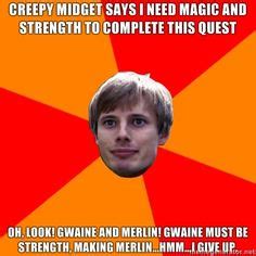 Fan Art/Memes - Merlin Wiki - BBC TV Series Emrys Merlin, Arthur Meme, Bbc Tv Series