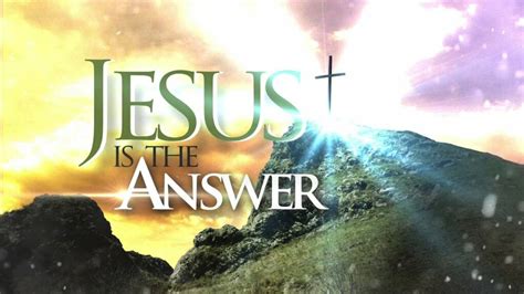 Jesus IS the Answer - BUT - Are we asking the right question? - American Decency