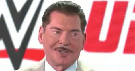 Vince McMahon has new look featuring jet-black hair and mustache ...