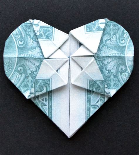 Origami Heart Out Of Money - Origami