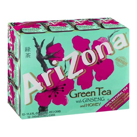 Save on AriZona Green Tea with Ginseng & Honey - 12 ct Order Online ...