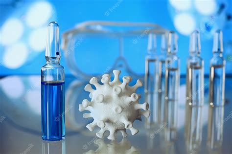 Premium Photo | Medical equipment in a hospital covid-19 virus concept abstract background