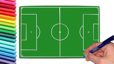 How to Draw a Soccer Field || (very easy) - YouTube